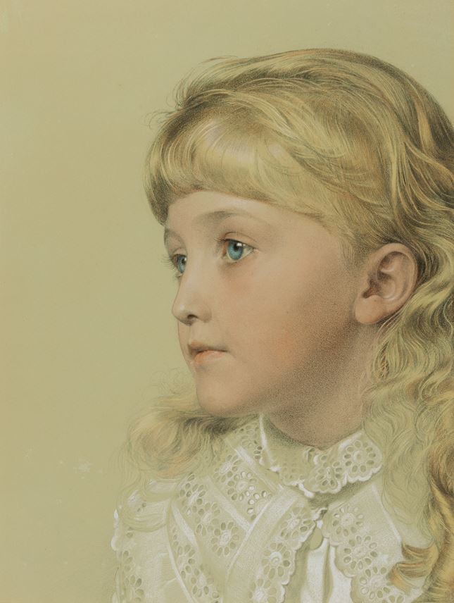 Frederick SANDYS - Portrait of May Gillilan | MasterArt